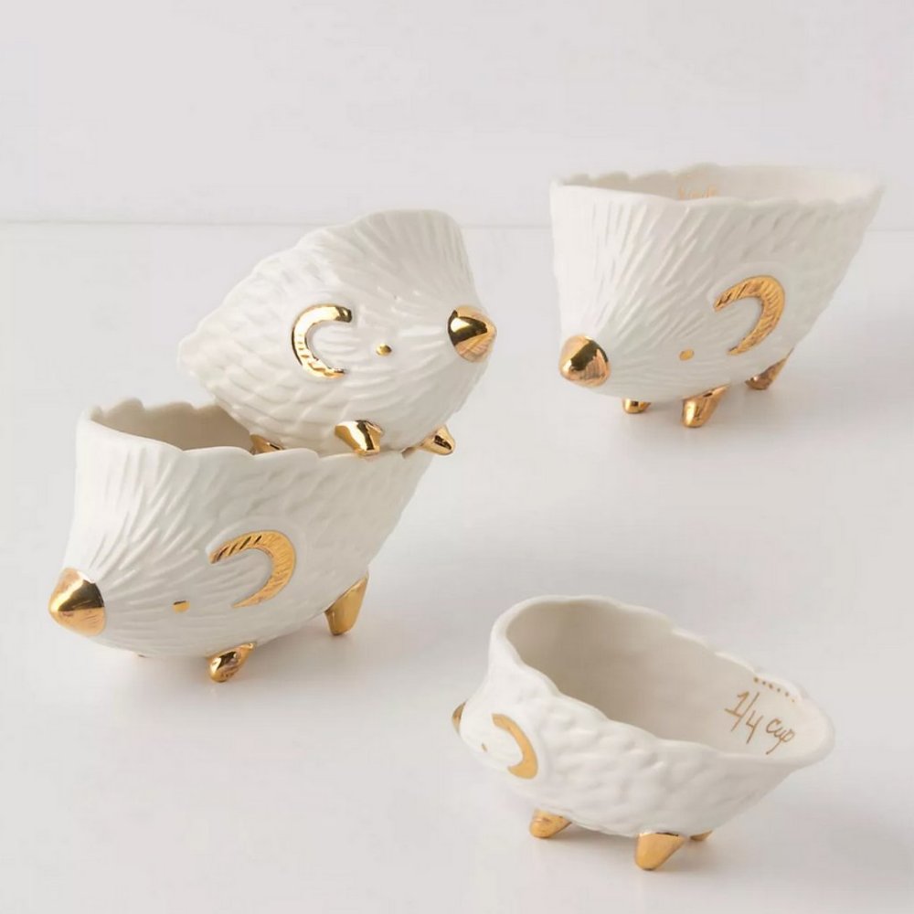 Anthropologie Measuring Hedgies - Hedgehog Measuring Cups